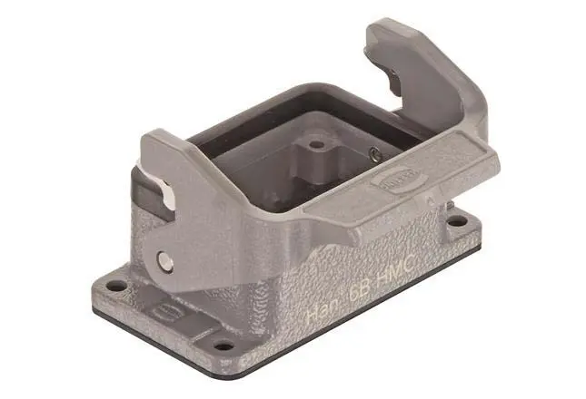 Produktfoto 1 von HARTING 0930 Gehäuse für robusten Stromversorgungsstecker 1 Hebel 1, Kabel 6B Steckverbindergehäuse, IP65