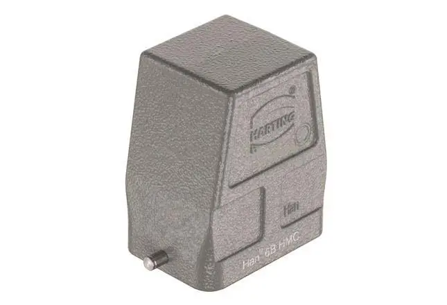 Produktfoto 1 von HARTING 0930 Kappe für robusten Stromversorgungsstecker 1 Hebel 1, Kabel 6B Steckverbinderkappe, IP65