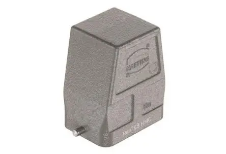 Produktfoto 1 von HARTING 0930 Kappe für robusten Stromversorgungsstecker 1 Hebel 1, Kabel 6B Steckverbinderkappe, IP65