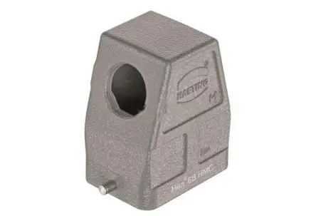Produktfoto 1 von HARTING 1930 Kappe für robusten Stromversorgungsstecker 1 Hebel 1, Kabel 6B Steckverbinderkappe, IP65