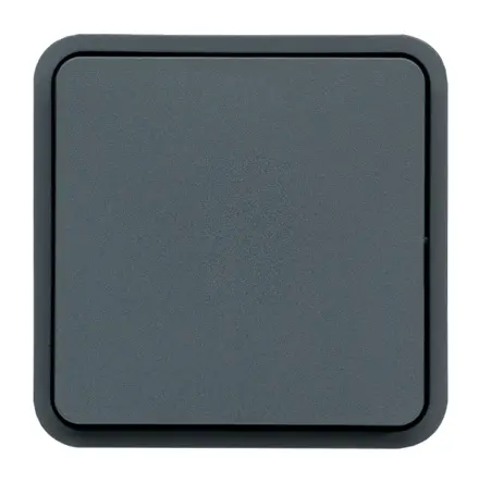 Produktfoto 1 von Hager WNA Lichtschalter 1-teilig Grau IP55 10 A, Polypropylen
