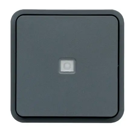 Produktfoto 1 von Hager WNA Lichtschalter 1-teilig Grau IP55 10A, Polypropylen