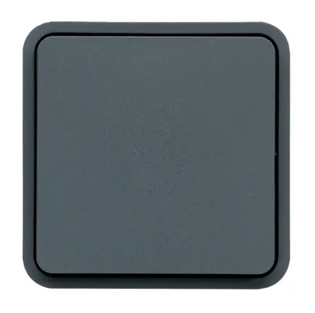 Produktfoto 1 von Hager WNA Lichtschalter 1-teilig Grau IP55 10 A, Polypropylen