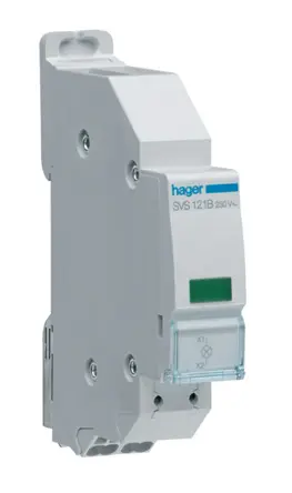 Produktfoto 1 von Hager Leuchtmelder 230V Grün LED IP 20