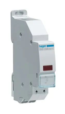 Produktfoto 1 von Hager Leuchtmelder 230V Rot LED IP 20