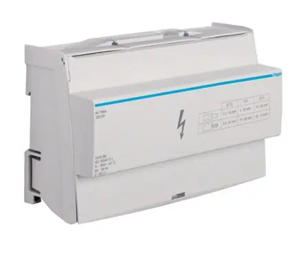 Produktfoto 1 von Hager Hager KJ Schnittstellenmodul Anschlussklemmenblock, 4-polig, 400V, DIN-Hutschiene 160A