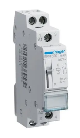 Produktfoto 1 von Hager Impulsrelais 230V Spule DIN-Hutschiene 16A