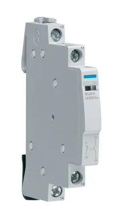 Produktfoto 1 von Hager ESC Hilfskontakt 2-polig DIN-Hutschiene, 1 Schließer/1 Öffner mit Schraube Anschluss 6 A, 230V ac