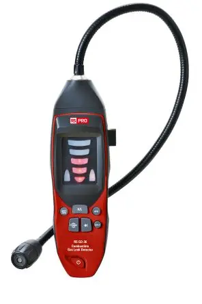 Produktfoto 1 von RS PRO Gasdetektor LED 2s ±500ppm, ±20 %, Lecksuche, No, Tragbar