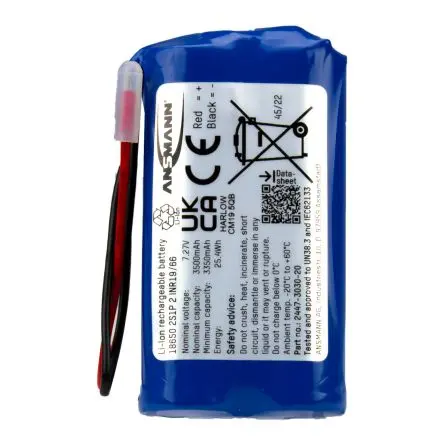 Produktfoto 1 von Ansmann Li-Ion Akkupack, 2-Zellen 7.27 V / 3.5 Ah