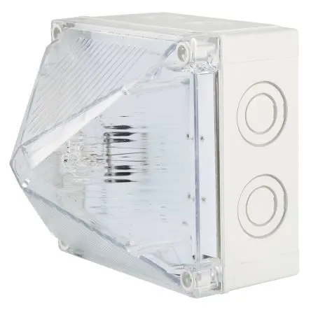 Moflash X700 Synchronous Xenon Filament/Warnsummer Signalleuchte 230V ac Klar Oberfläche x 125 mm IP66, IP67