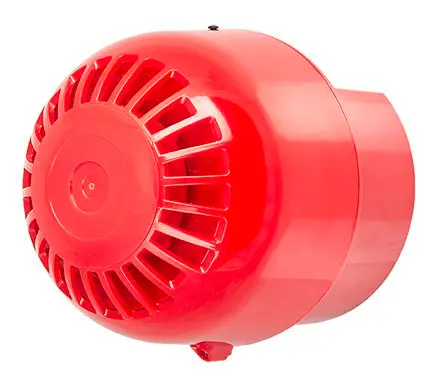 Produktfoto 1 von Moflash ISS Elektronischer Signalgeber Wand IP66 24V 32-Ton 105 dB @ 1m, Rot, Ø 102 mm DC