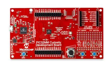 Produktfoto 1 von Microchip PIC32MM Curiosity MCU, Entwicklungsboard Evaluierungsplatine MIPS MicroAptiv PIC PIC32MM