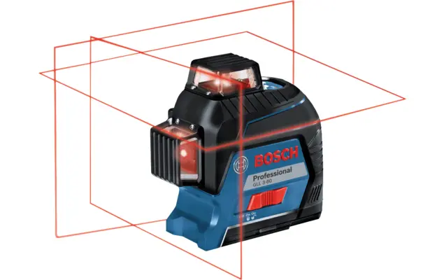 Produktfoto 1 von Bosch GLL 3-80 Linienlaser 650 nm ±0.3 mm/m Innen Laserfarbe Rot 3, Klasse 2