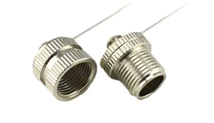 Produktfoto 1 von Bulgin PXMBNI12 Stecker Staubkappe aus Messing Größe M12, IP67 Nickel