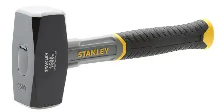 Produktfoto 1 von Stanley Hammer, Fäustel Vierkant aus Stahl Fiberglas-Stiel 2kg 260 mm