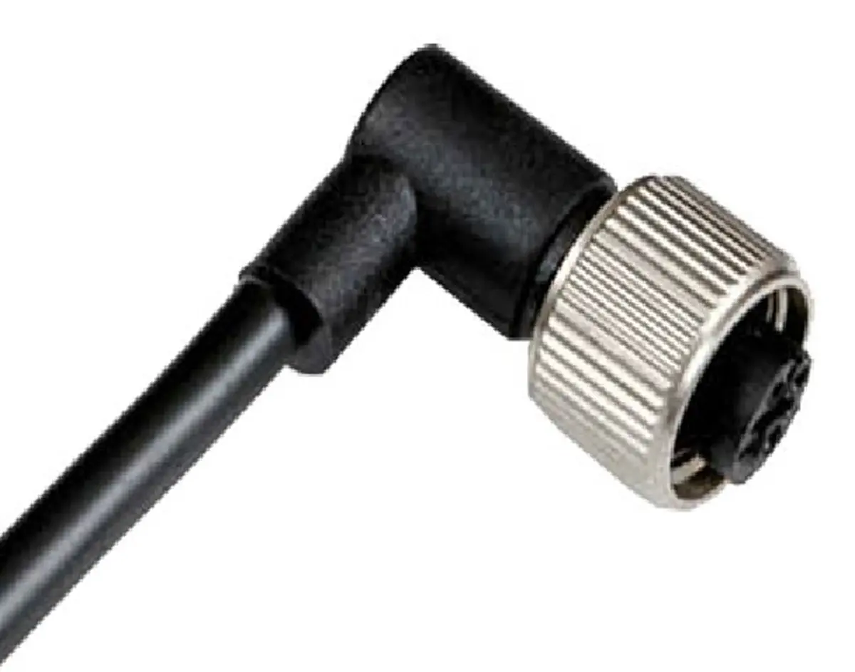 Produktfoto 1 von RS PRO RS PRO, 4-polig Sensor-Betätigungselementkabel, Rechtwinklig Buchse / Freies Ende Nicht abgeschlossen, Länge 5 m