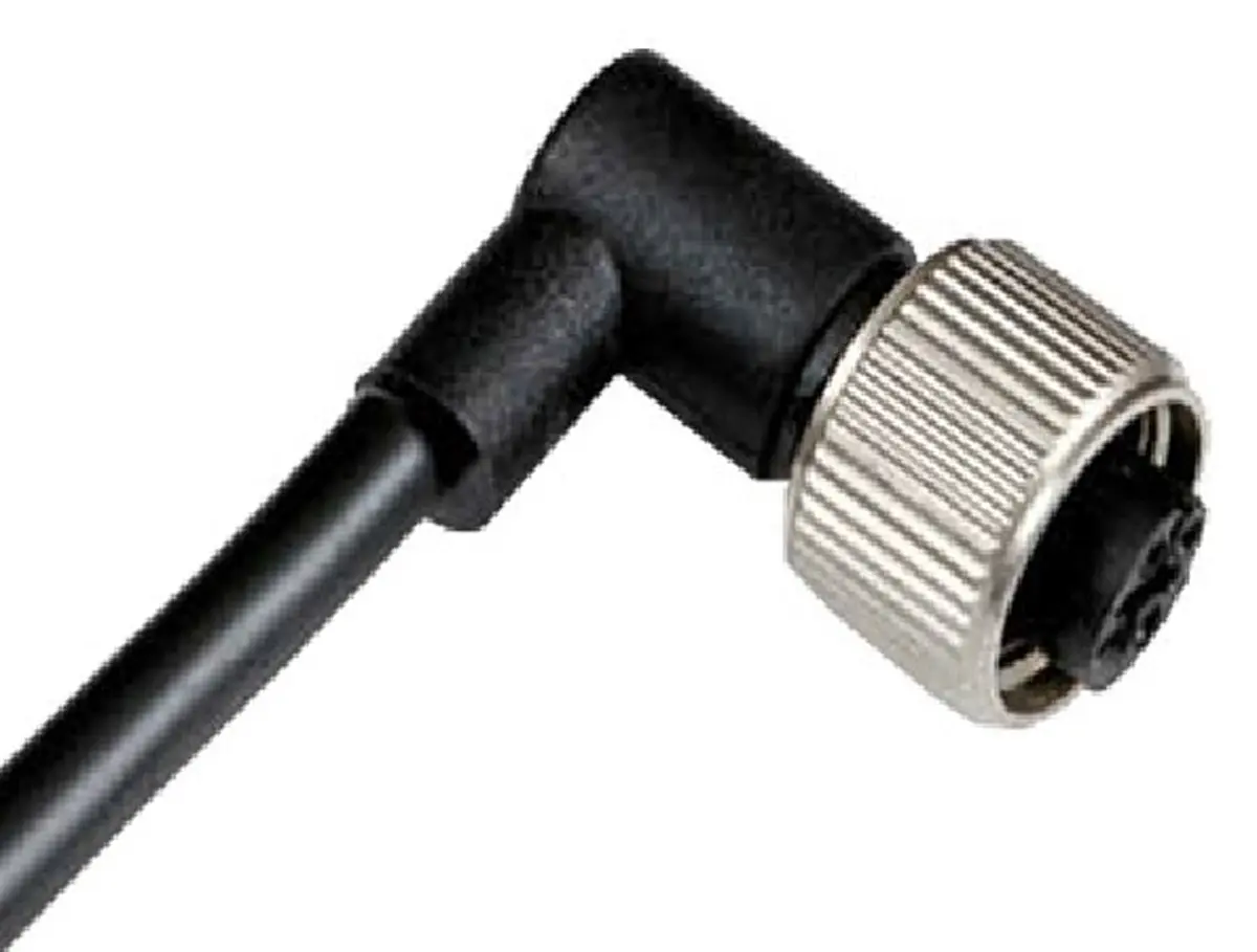 Produktfoto 1 von RS PRO CBF, 4-polig Sensor-Betätigungselementkabel, Rechtwinklig Buchse / Freies Ende Nicht abgeschlossen, Länge 5 m