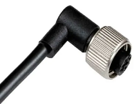Produktfoto 1 von RS PRO CBF, 4-polig Sensor-Betätigungselementkabel, Rechtwinklig Buchse / Freies Ende Nicht abgeschlossen, Länge 5 m