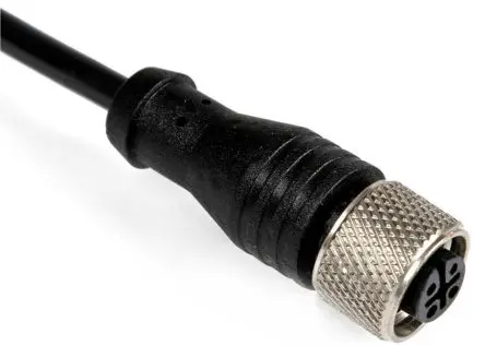 Produktfoto 1 von RS PRO CBF, 4-polig Sensor-Betätigungselementkabel, Gerade Buchse 4 / Freies Ende Nicht abgeschlossen, Länge 5 m