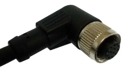 Produktfoto 1 von RS PRO CBF, 12-polig Sensor-Betätigungselementkabel, Rechtwinklig Buchse / Freies Ende Nicht abgeschlossen, Länge 2 m