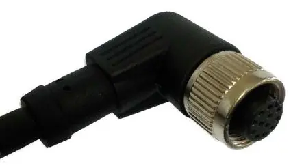 Produktfoto 1 von RS PRO CBF, 12-polig Sensor-Betätigungselementkabel, Rechtwinklig Buchse / Freies Ende Nicht abgeschlossen, Länge 5 m