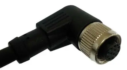 Produktfoto 1 von RS PRO CBF, 12-polig Sensor-Betätigungselementkabel, Rechtwinklig Buchse / Freies Ende Nicht abgeschlossen, Länge 5 m