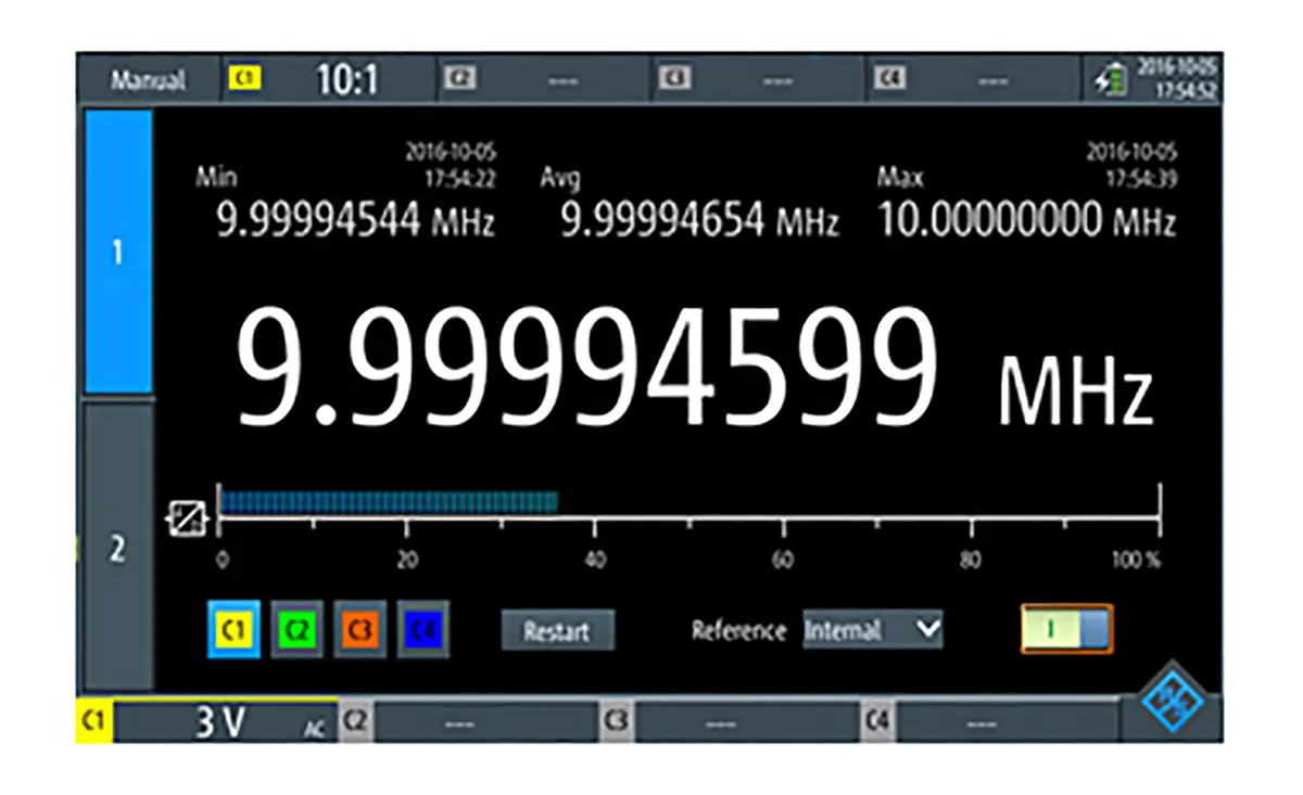 Produktfoto 1 von Rohde & Schwarz Oszilloskop-Software, Frequenzzähler für Tragbares Digitales Oszilloskop RTH