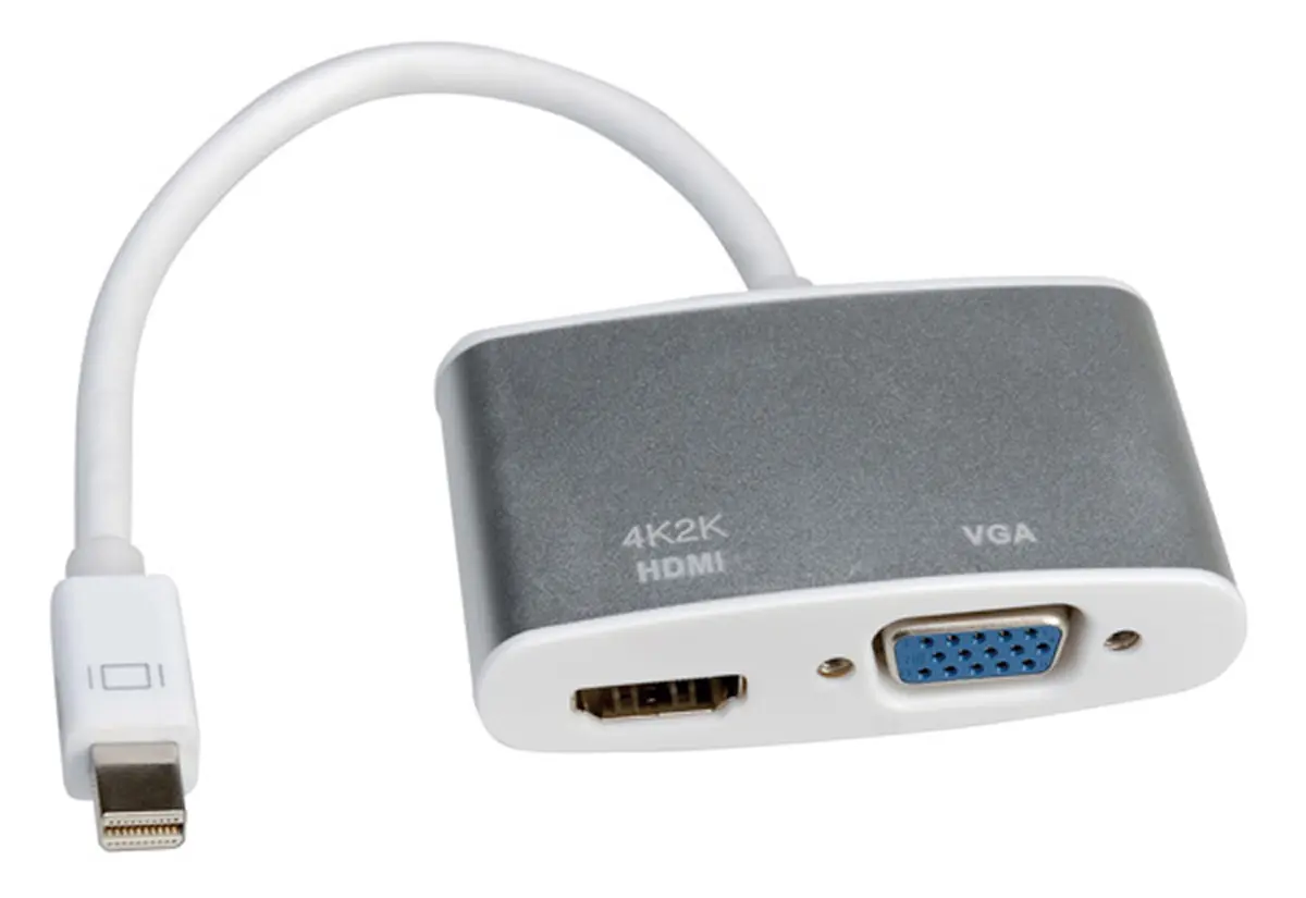 Produktfoto 1 von Roline Gerade Mini-DisplayPort Stecker HDMI AV-Adapter Buchse, 150 mm