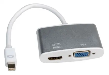 Produktfoto 1 von Roline Gerade Mini-DisplayPort Stecker HDMI AV-Adapter Buchse, 150 mm