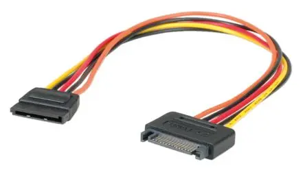 Produktfoto 1 von Roline SATA-Kabel SATA Gerade Buchse Stecker 15 x 5, 300 mm