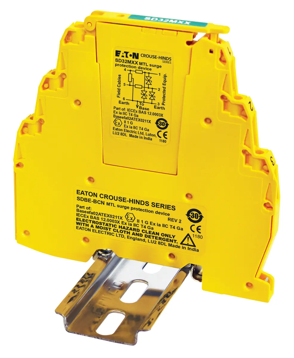 Produktfoto 1 von Eaton SD32 Überlastschutzgerät Überlastschutzgerät 20 kA 32V, DIN-Hutschiene, -40 °C→80 °C