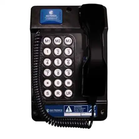 Produktfoto 1 von Gai-Tronics Auteldac 5 Schwarz Telefon Mit Leitung