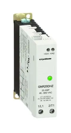 Produktfoto 1 von Sensata Crydom GNR DIN-Schienen Halbleiterrelais mit Nulldurchgang 600 Veff / 20 A Effektivwert
