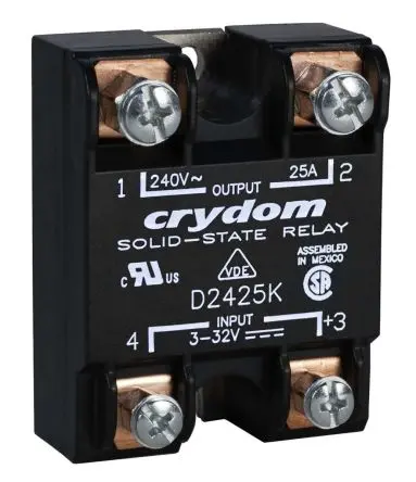 Produktfoto 1 von Sensata / Crydom 1-DC Panel Halbleiterausgang 100 V dc 32V dc / 12 A dc