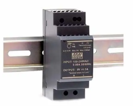 Produktfoto 1 von MEAN WELL HDR DIN-Schienen Netzteil Getaktet 48V dc / 750mA 36W 85 → 264 V ac, 120 → 370V dc