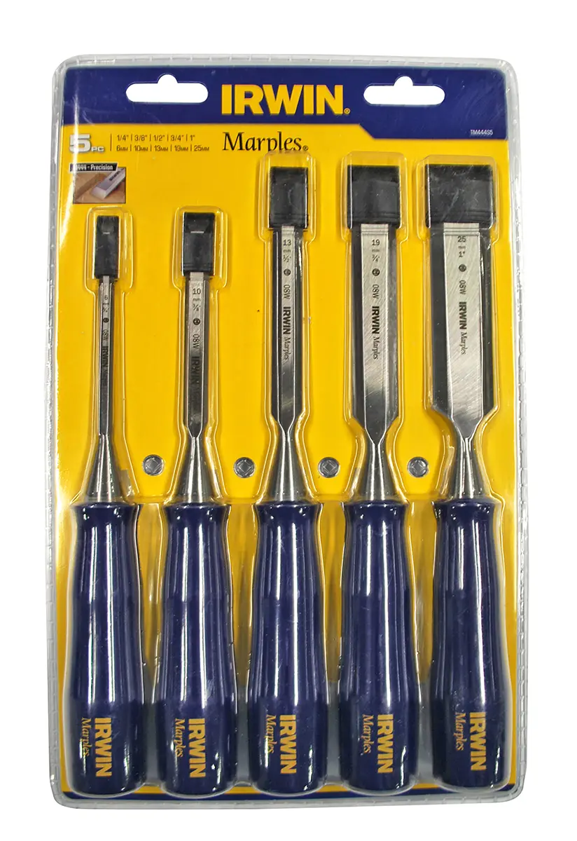 Irwin Stechbeitel, 5 Stück, 25 mm, Stahl Meissel-Set