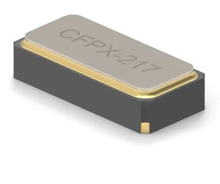 Produktfoto 1 von IQD 32.768 kHz Quarzmodul, Oberfläche, ±20 ppm, 9 pF, B. 1.5mm, H. 0.9 mm, L. 3.2 mm, SMD, 2-Pin