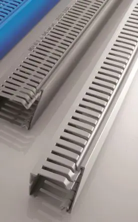 Produktfoto 1 von RS PRO Terminal F 2000 Grau, 75mm x 100 mm Polyvinylchlorid, Länge 2 m, Seitenwand Offen