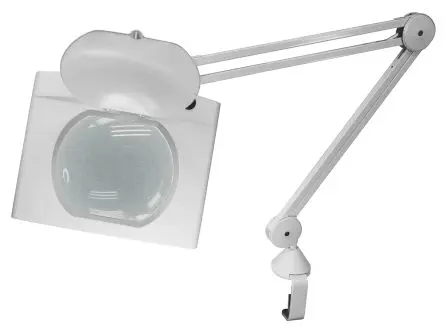 Produktfoto 1 von RS PRO LED Lupenleuchte Tischklemmenbefestigung, 190 x 160 mm Linse, 17.5 W, UK, EU