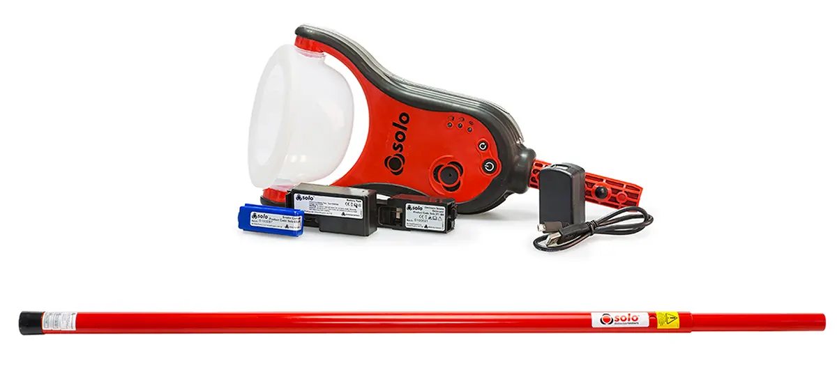 Produktfoto 1 von No Climb Rauch Rauchmelder-Tester Solo 4 m Rauchmelder-Testkit, Batterie Drahtloser Betrieb