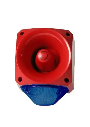 Produktfoto 1 von Klaxon PNV Sirene 24V Blau IP66 / 110 dB 90 dB @ 1m
