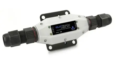 Produktfoto 1 von Veracity CCTV Sende-/Empfang Netzwerk Range Extender für Kameras, H. 22 mm, T. 40 mm, B. 105mm