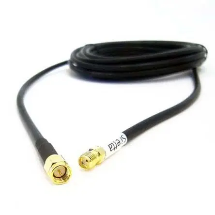Produktfoto 1 von Siretta SMA LLC200A Koaxialkabel, Abgeschlossen, 50 Ω, 3 m, Aussen ø 5 mm Außen-ø , Schwarz