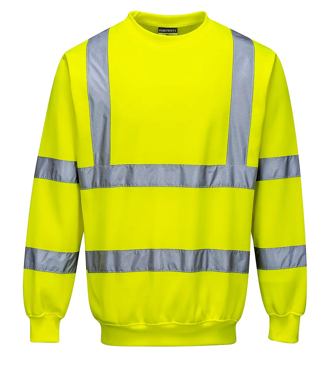 Produktfoto 1 von RS PRO Herren Warnschutzpullover, Polyester Gelb, Größe L