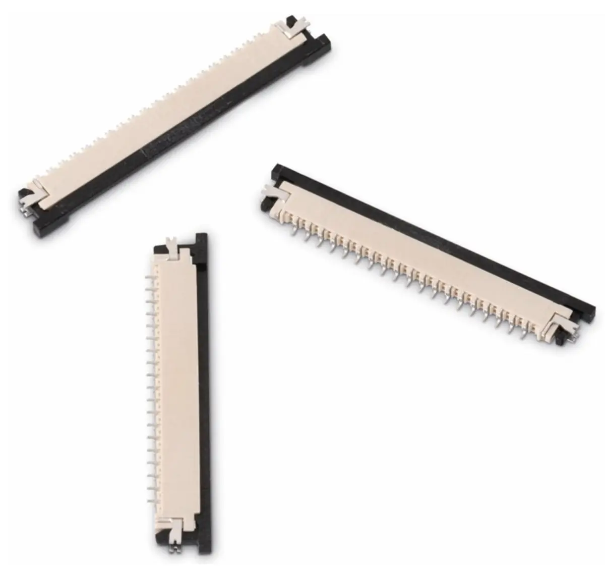 Produktfoto 1 von Wurth Elektronik WR-FPC ZIF, Oberfläche Horizontal FPC-Steckverbinder, 6-polig Buchse / 1-reihig, Raster 1 mm, SMD