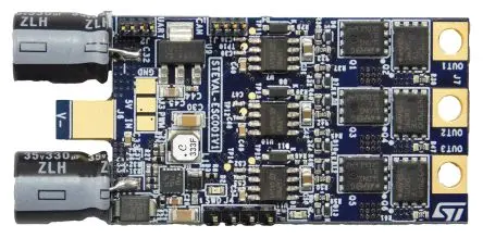 Produktfoto 1 von STMicroelectronics STM32F303, L6398, STL160NS3LLH7 Evaluierungsplatine, STEVAL Bürstenloser Gleichstrommotor, für L6398,