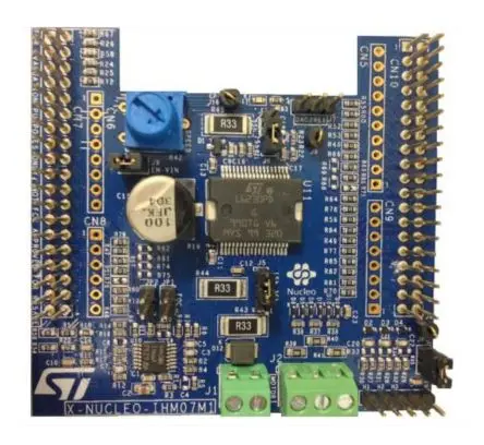 Produktfoto 1 von STMicroelectronics L6230 Evaluierungsplatine, Motor-Konfiguration Bürstenloser Gleichstrommotor, für STM32 Nucleo
