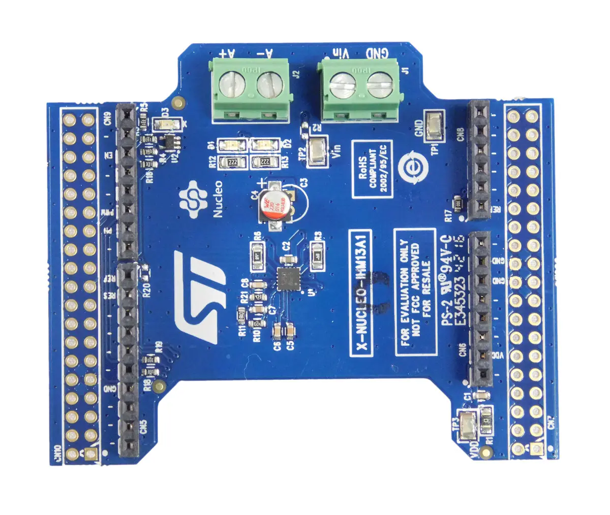 Produktfoto 1 von STMicroelectronics STSPIN250 Evaluierungsplatine, Motor-Konfiguration Gleichstrommotor, für Arduino UNO, STM32