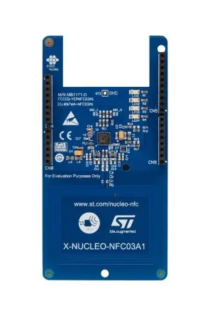 Produktfoto 1 von STMicroelectronics Erweiterungs-Leiterplatte CR95HF-VMD5T STM32 Nucleo NFC-Kartenlesegerät-Erweiterungsplatine Arduino